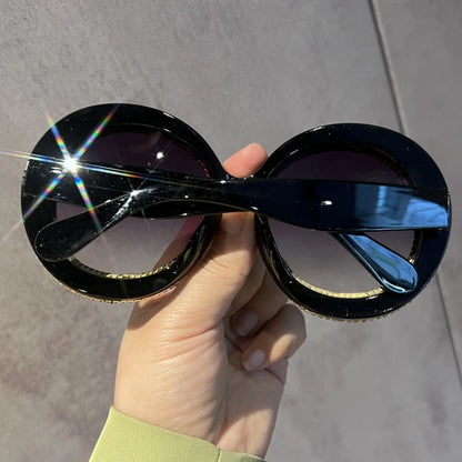 Steampunk Oversized Female Sunglasses