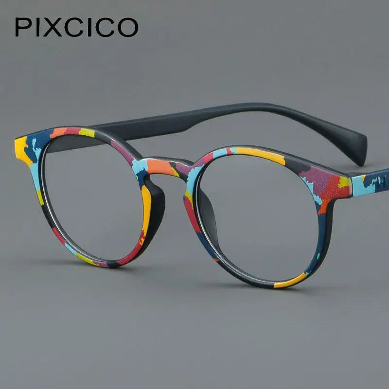 R57059 Rainbow Tr90 Presbyopic Eyewear Lady Trend Cat Eye Reading Glasses Dioptric +100 +200 +300 Optical Clear Eyeglass