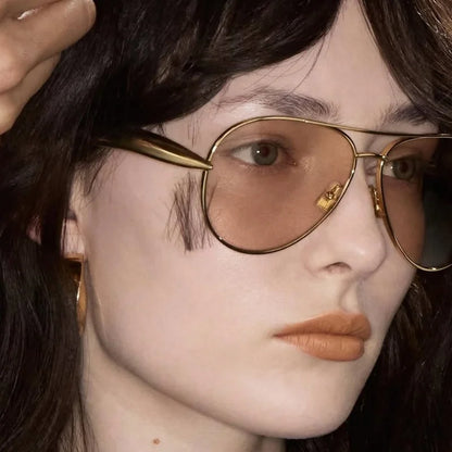 Oval Oversized Sunglasses Women Trendy Vintage Luxury Fashion Glasses