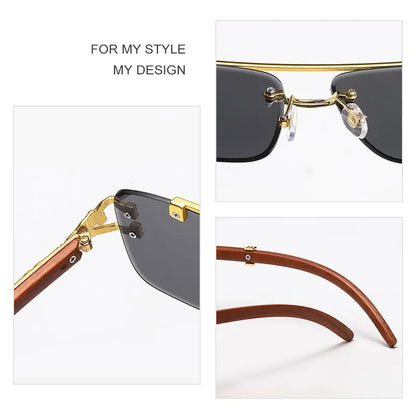 Men Retro Square Sunglasses