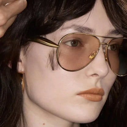 Oval Oversized Sunglasses Women Trendy Vintage Luxury Fashion Glasses