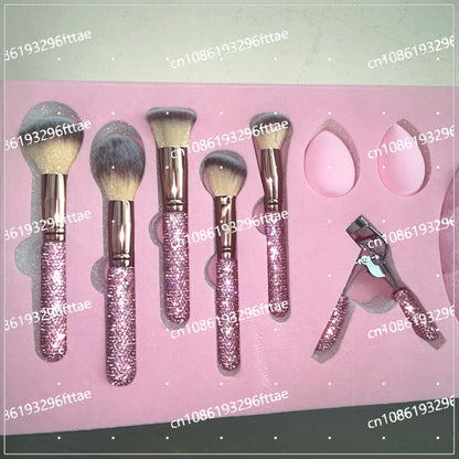 Professional 23pcs Glam Rhinestone Makeup Brush Set