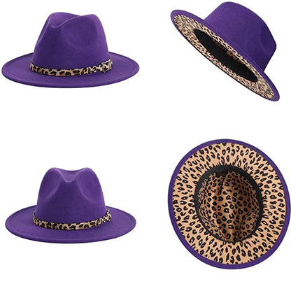 Two Tone Fedoras Hats Cowboy