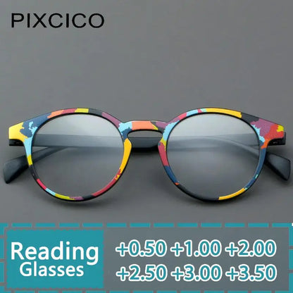 R57059 Rainbow Tr90 Presbyopic Eyewear Lady Trend Cat Eye Reading Glasses Dioptric +100 +200 +300 Optical Clear Eyeglass