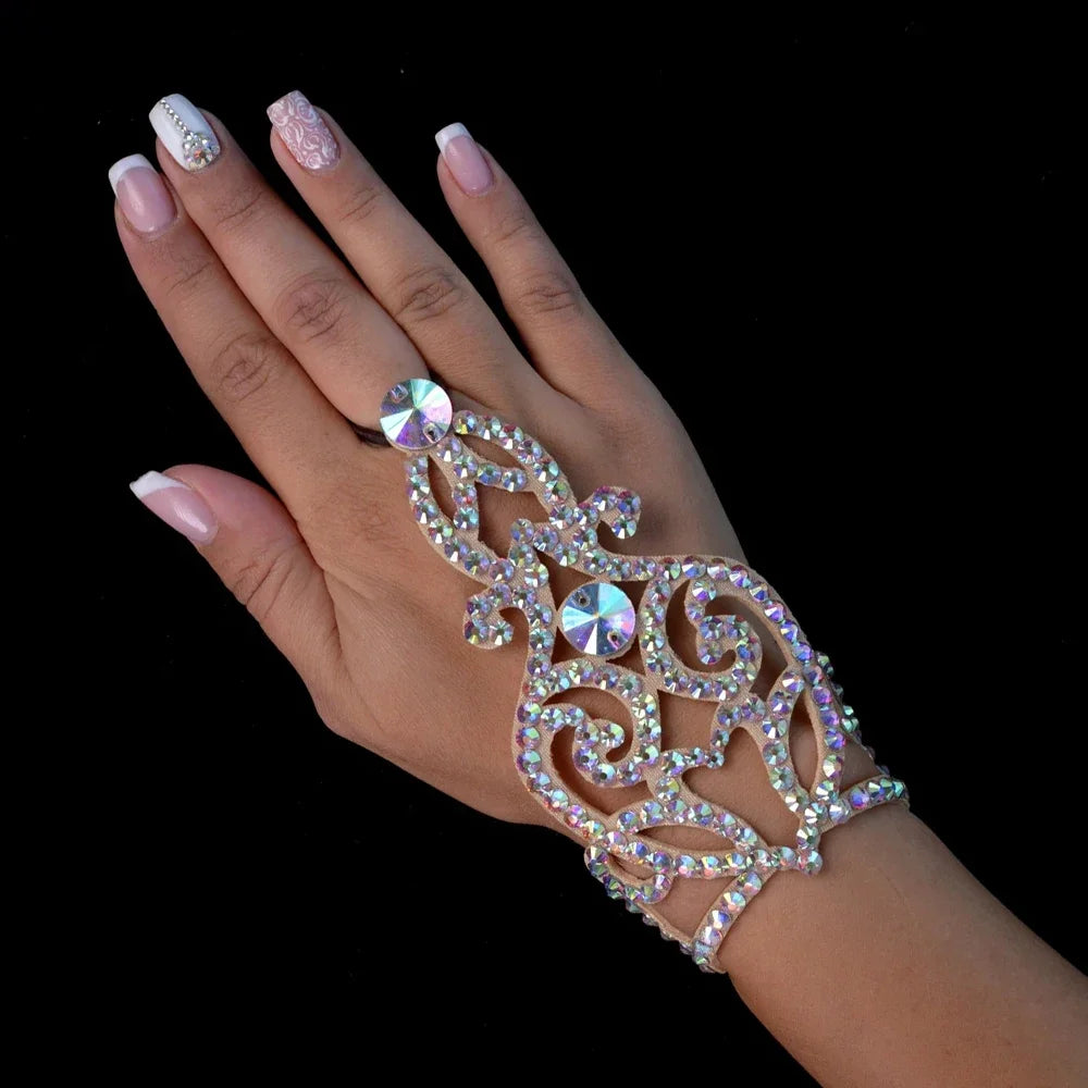 Elegant Colorful Hollow Finger Bracelet