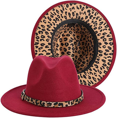 Two Tone Fedoras Hats Cowboy