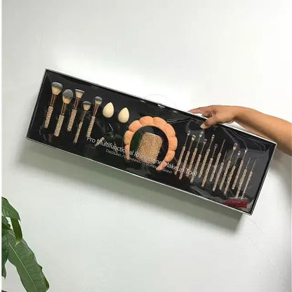 Professional 23pcs Glam Rhinestone Makeup Brush Set