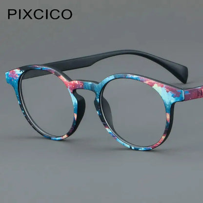 R57059 Rainbow Tr90 Presbyopic Eyewear Lady Trend Cat Eye Reading Glasses Dioptric +100 +200 +300 Optical Clear Eyeglass