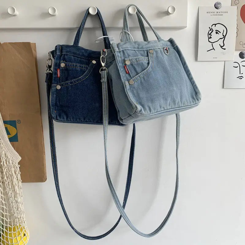 Denim Shoulder Bag