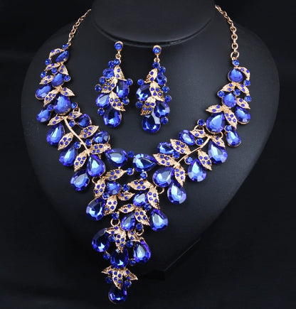 Popular Luxury Necklace Women's Dress Banquet Rhinestone Ornament