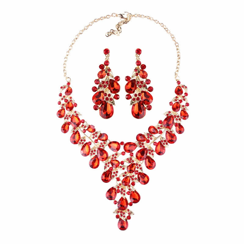 Popular Luxury Necklace Women's Dress Banquet Rhinestone Ornament