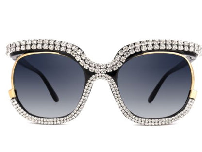 Za'hira Mancha Sunglasses Retro Square Frames Clear Lens Eyeglasses Spectacle Frame