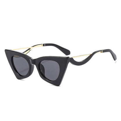 Fashion Unique Cat Eye Women Sunglasses Retro Colorful Eyewear Shades UV400