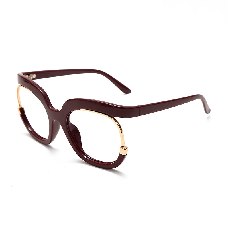 Retro Square Optical Glasses Frames Men Women Fashion