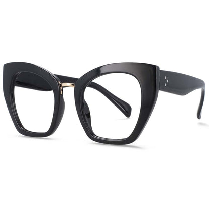 Oversized Cat Eye Anti Blue Light Glasses Frames