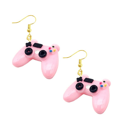 Earring For Women Resin Drop Custom Made Handmade Cute Girls Gift Eardrop Recreational Machines Game Fandle Gift Jewelry Party