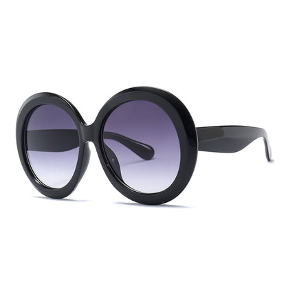 Unisex Big Round Sunglasses Luxury Retro Oversized Shade UV400