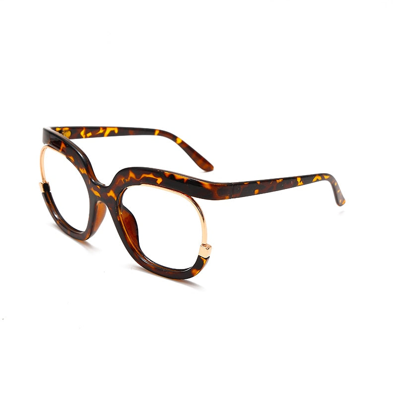 Retro Square Optical Glasses Frames Men Women Fashion