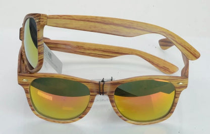 Za'hira Celeberty Colorful Lens Wood Sunglasses