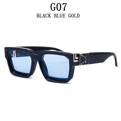Square Oversized Millionaire Fashion Glasses Luxury Sunglasses For Men Vintage Sunglasses Women Sonnenbrille Gafas De Sol Lentes