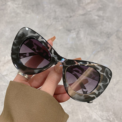 Butterfly Shape Cat Eye Sunglasses Colorful Trendy Fashion