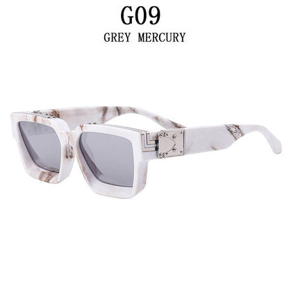 Square Oversized Millionaire Fashion Glasses Luxury Sunglasses For Men Vintage Sunglasses Women Sonnenbrille Gafas De Sol Lentes