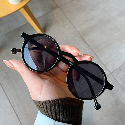 Unisex Big Round Sunglasses Luxury Retro Oversized Shade UV400