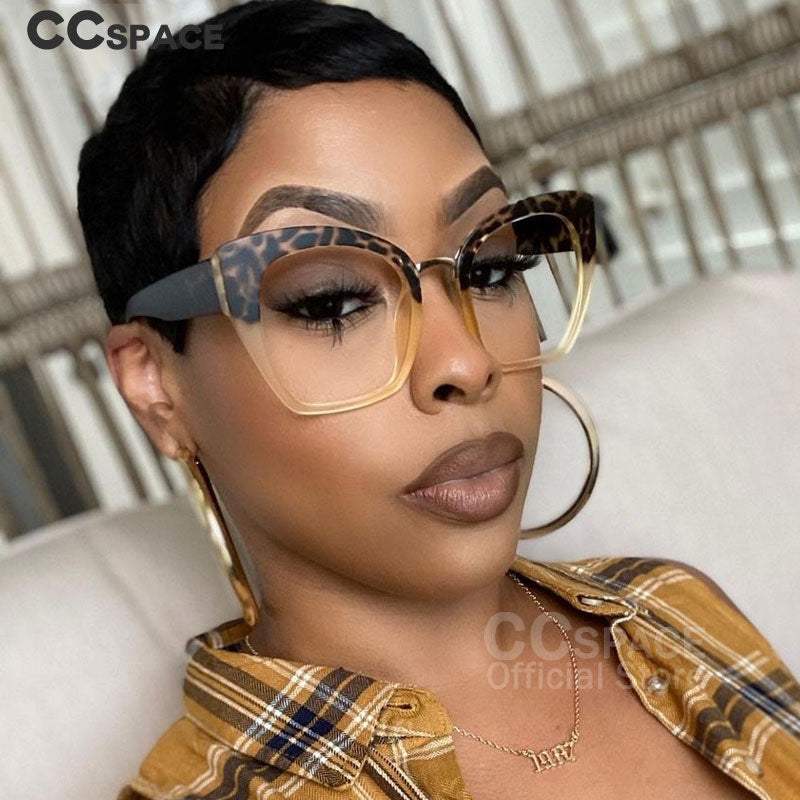 Oversized Cat Eye Anti Blue Light Glasses Frames