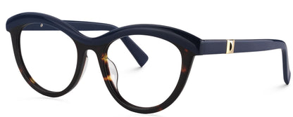 Za'hira Dark/Blue Cat Eye Glasses