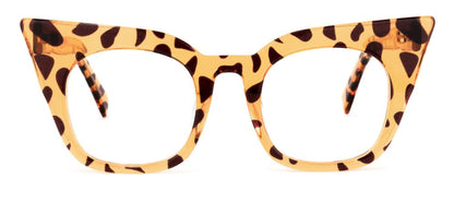 Za'hira Chandra Leopard Glasses