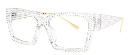 Za'hira Black & White Chic Glasses
