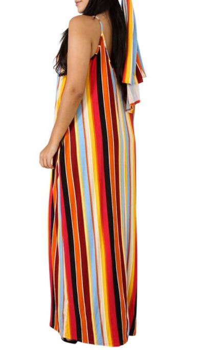 Plus Size Women's Casual Maxi Dresses Sleeveless Loose Maxi Dresses