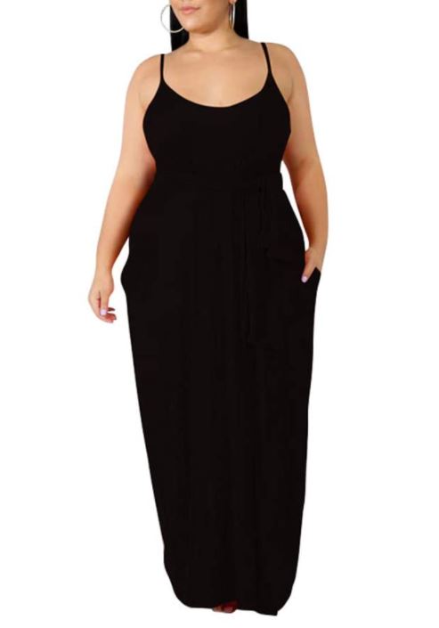 Plus Size Women's Casual Maxi Dresses Sleeveless Loose Maxi Dresses