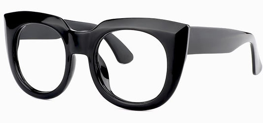 Za'hira Black Cat Eye Glasses