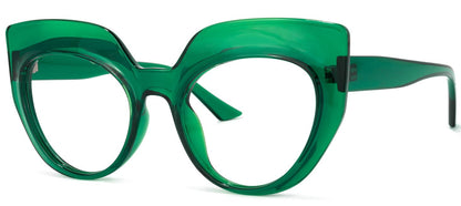 Za'hira Large Cat-Eye Glasses