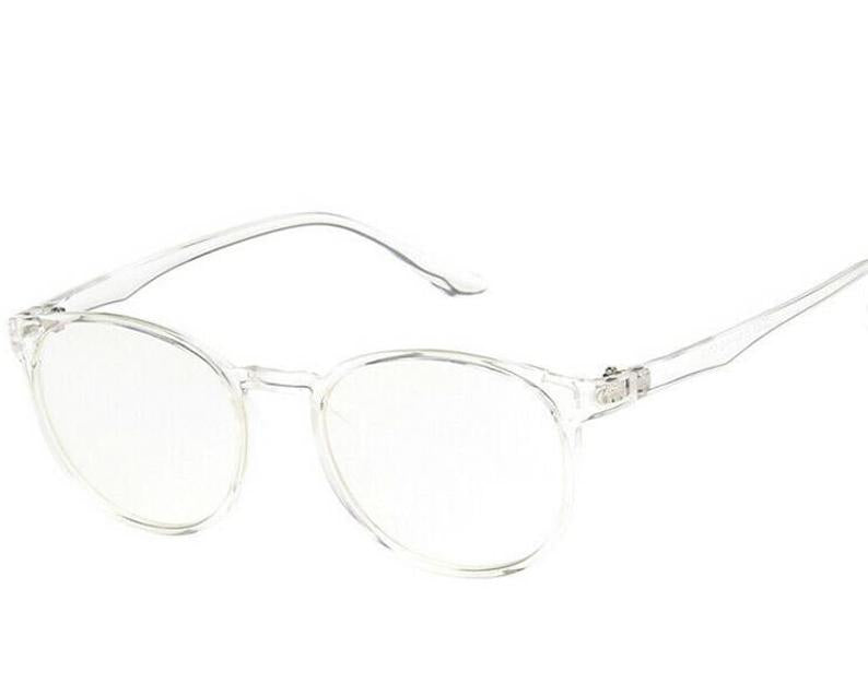 Transparent Clear Frame Glasses with Ireadesant Lens