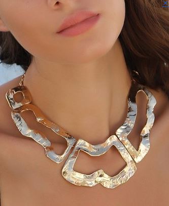Cut Out Bib Necklace - Cutout Status Necklace - T&L Fashions Boutique