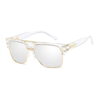 Za'hira Men Sunglasses  Mirrored Retro Vintage Square Designer Shades