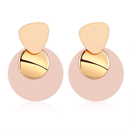 Korean Statement Round Earrings