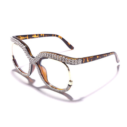 Za'hira Macha Glasses Retro Square Frames Clear Lens Eyeglasses Spectacle Frame
