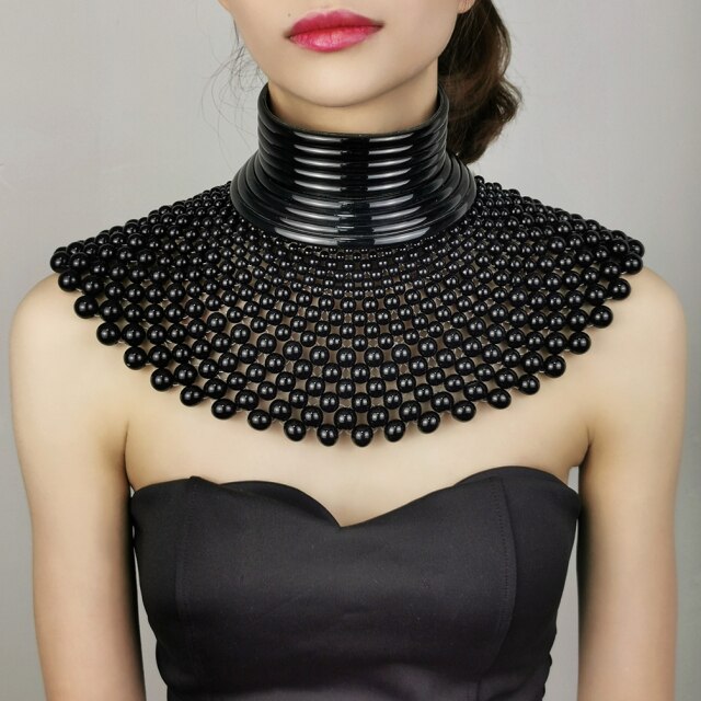 Bib Collar Necklace - Bib Torques Collar - T&L Fashions Boutique