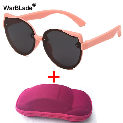 Fashion Kids Polarized Sunglasses Silicone Flexible Boys/Girls Eyewear UV400