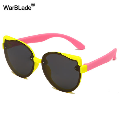 Fashion Kids Polarized Sunglasses Silicone Flexible Boys/Girls Eyewear UV400