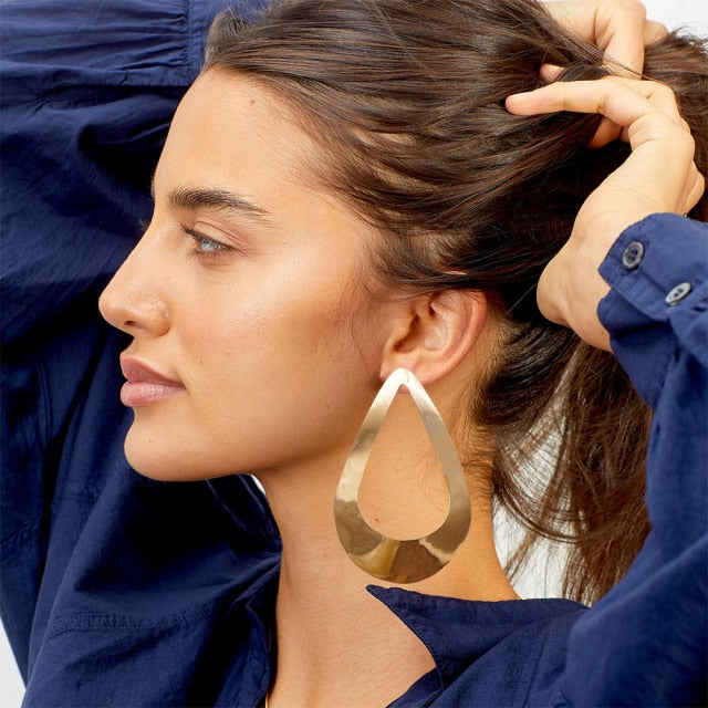 Gold stud earring pendant Earring Drop Earrings