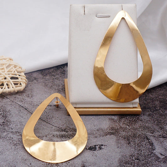 Oversize Hoop Earrings Gold Round Circle Earrings pendant Statement Earrings