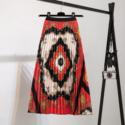 Pleated Skirt Women