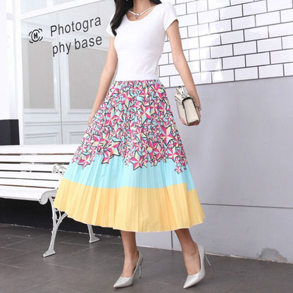 Pleated Skirt Women