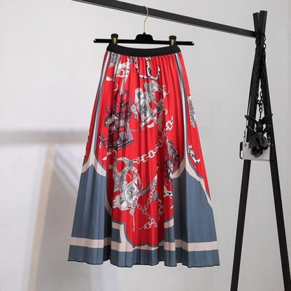 Pleated Skirt Women