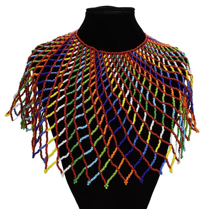 Ethnic Boho Multilayer Exaggeration Bib Necklaces Wide Choker Necklaces & Pendants Women Statement Maxi Party African Jewelry