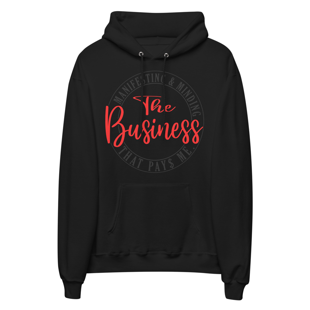 The Business Unisex fleece hoodie